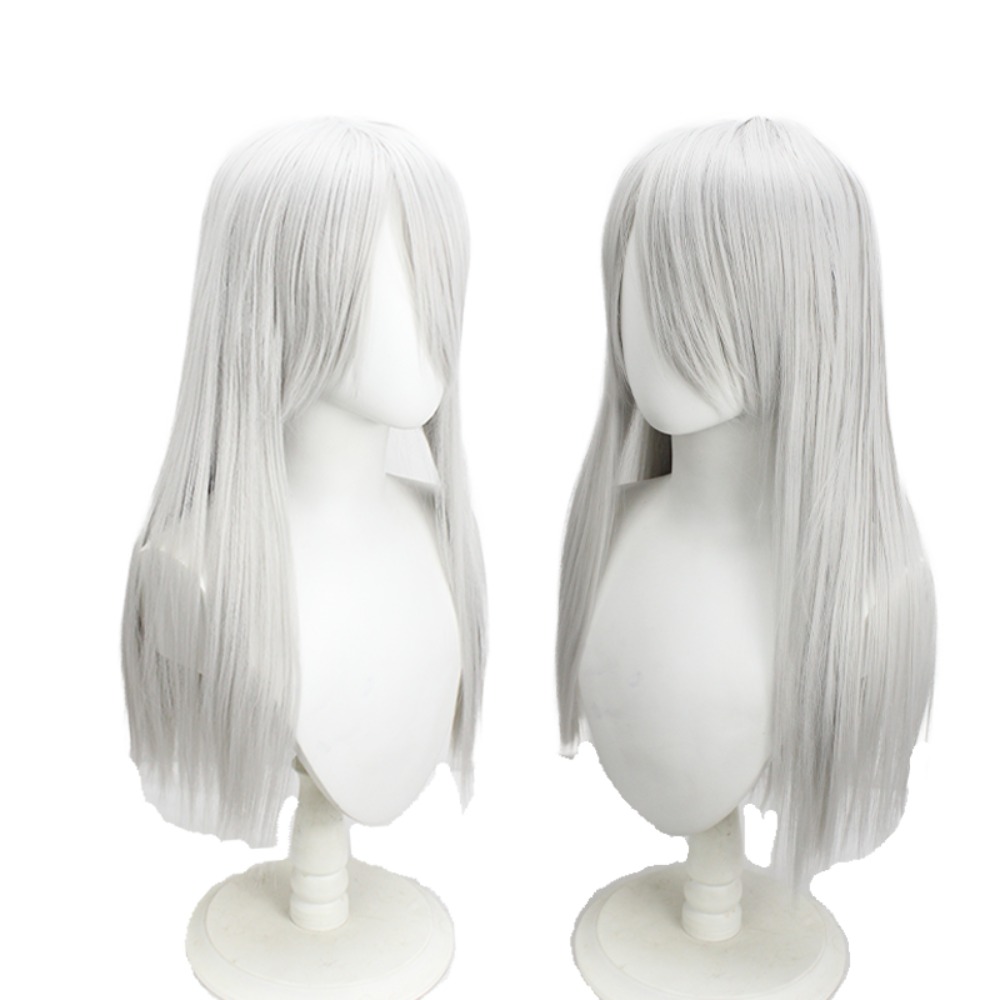 Anime Cosplay Bleach - Bleach Jushiro Ukitake Cosplay Wig Silver