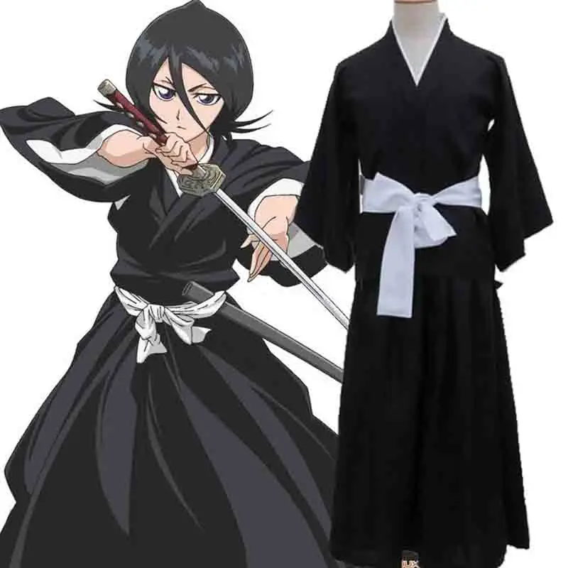 Anime Cosplay Bleach - Bleach Kuchiki Rukia Cosplay Costumes Kurosaki