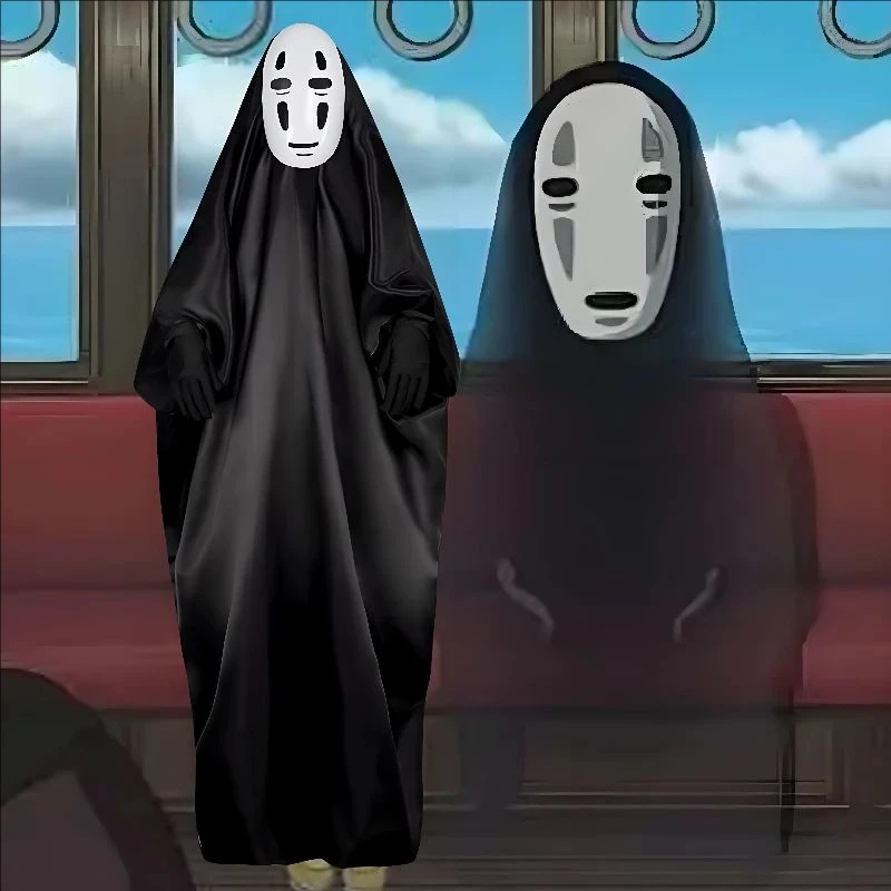 Anime Cosplay Face - Japanese Anime No Face Cosplay Full