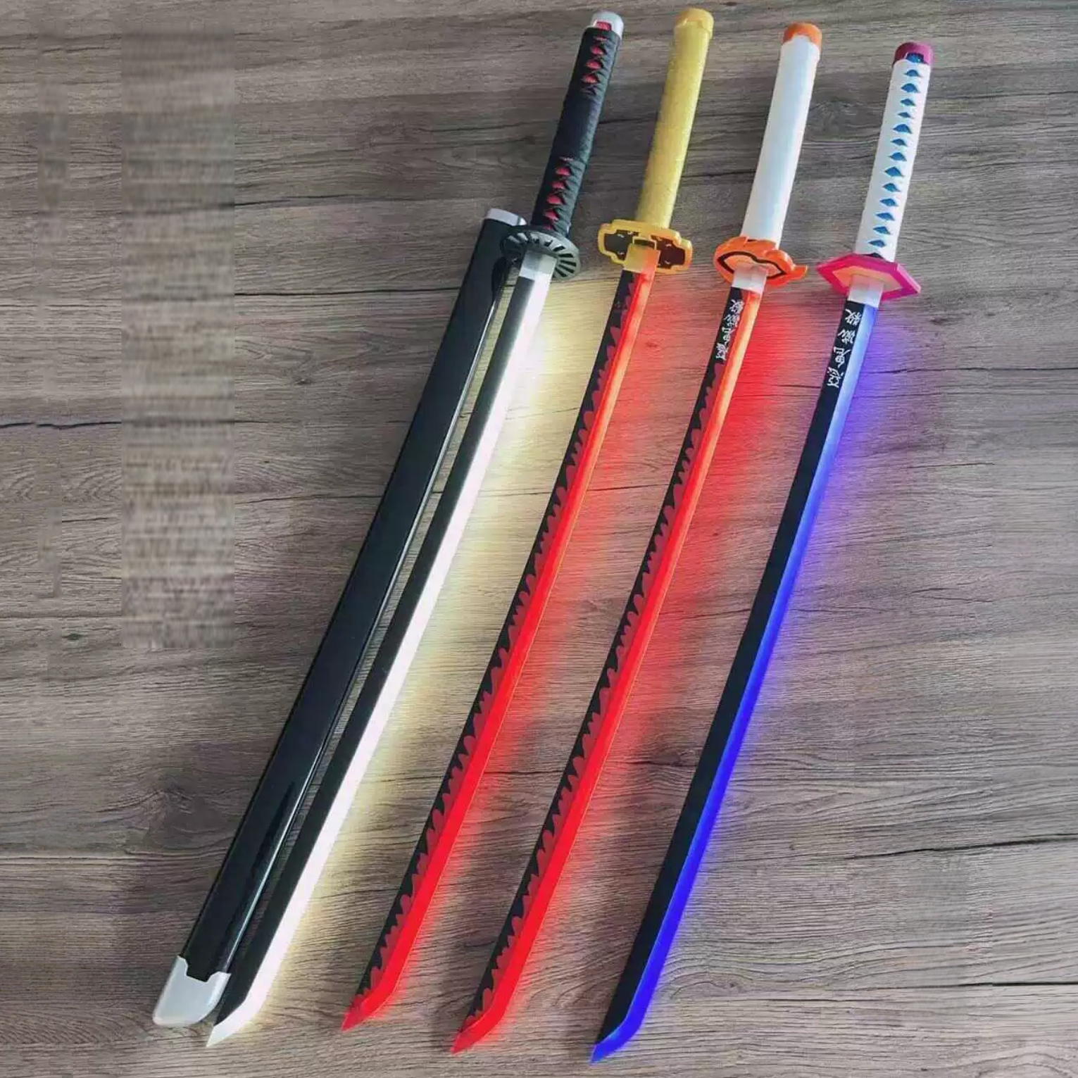 Anime Cosplay Katana - 40inch Glow Demon Slayer Katana LED