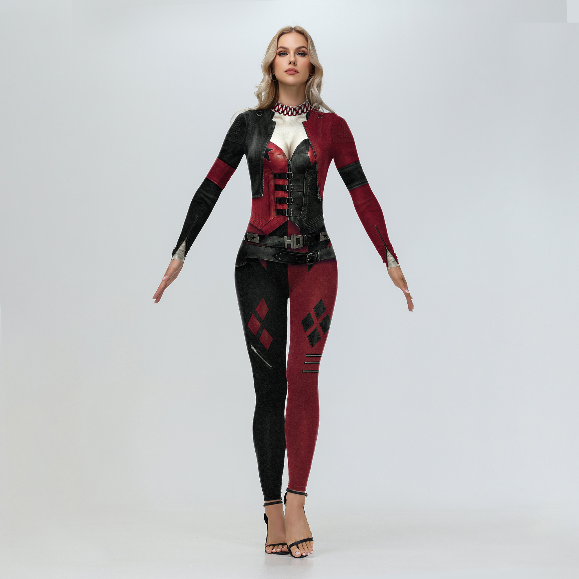 Anime Harley Quinn Cosplay - Zawaland Clown Harley Cosplay Costume Women