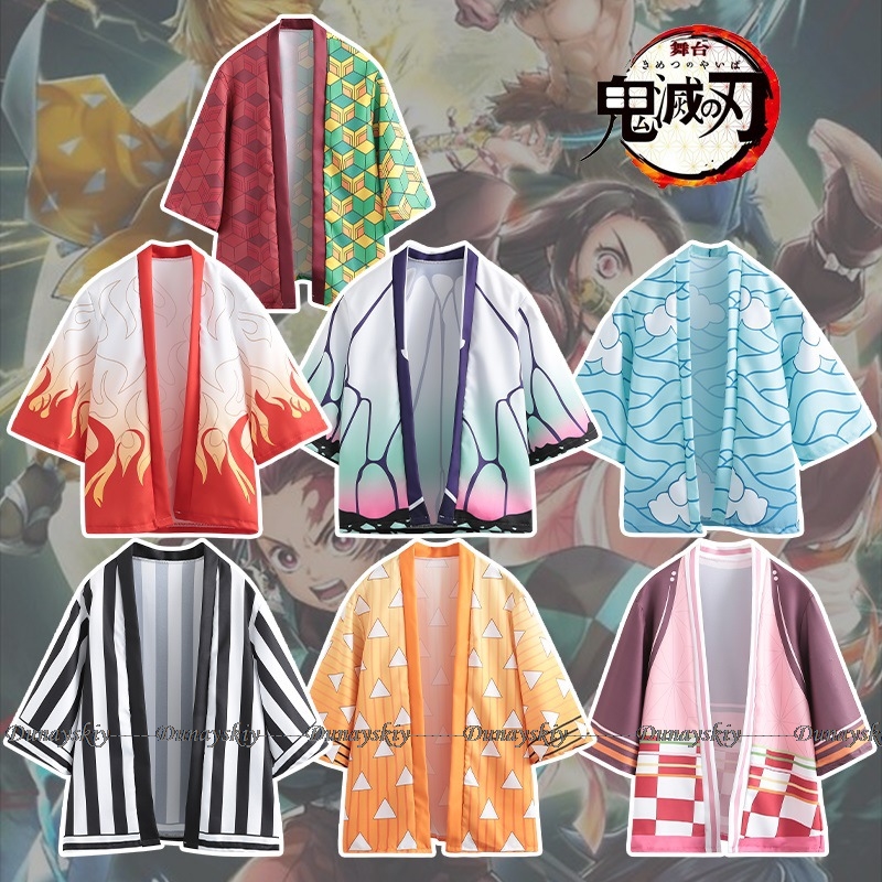 Anime Cosplay Costume Cloak Ki - Demon Slayer Haori ulasan dan harga
