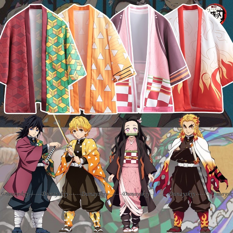 Anime Cosplay Costume Cloak Ki - Demon Slayer Haori ulasan dan harga