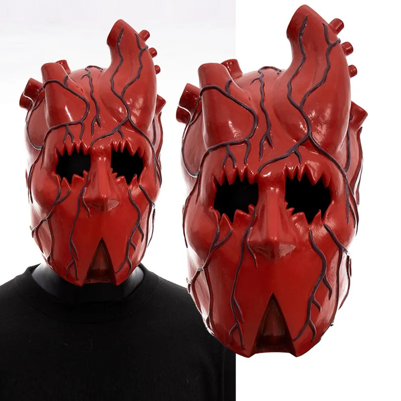 CyHorror Heart Mask Cosplay Sc - Anime Cosplay Face ulasan dan harga