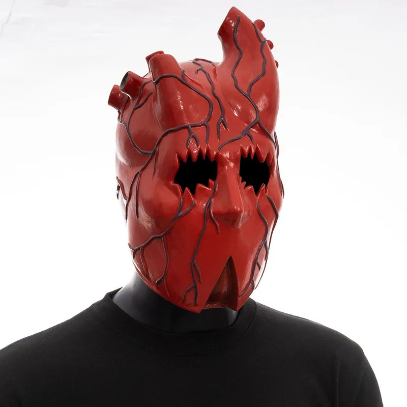 CyHorror Heart Mask Cosplay Sc - Anime Cosplay Face ulasan dan harga
