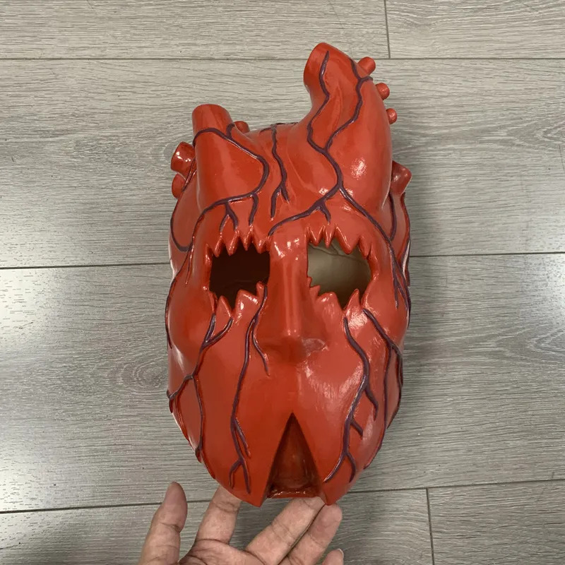 CyHorror Heart Mask Cosplay Sc - Anime Cosplay Face ulasan dan harga