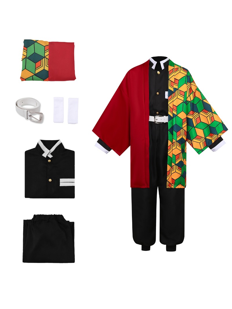 Kimetsu No Yaiba Cosplay Kimon - Anime Cosplay Nezuko ulasan dan harga