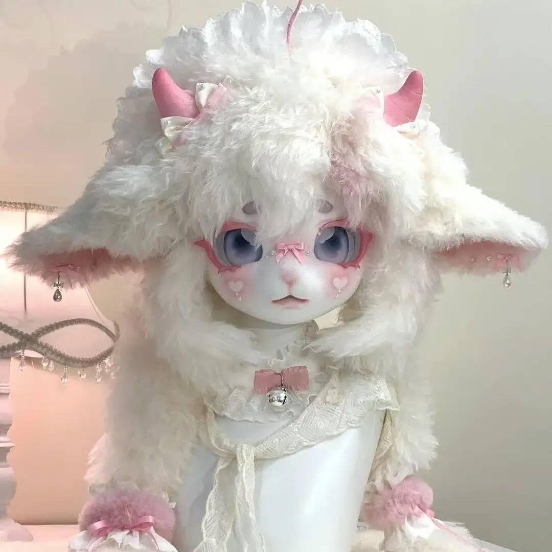 Handmade Kig Fursuit Head, Cut - Anime Cosplay Costumes Female ulasan dan harga