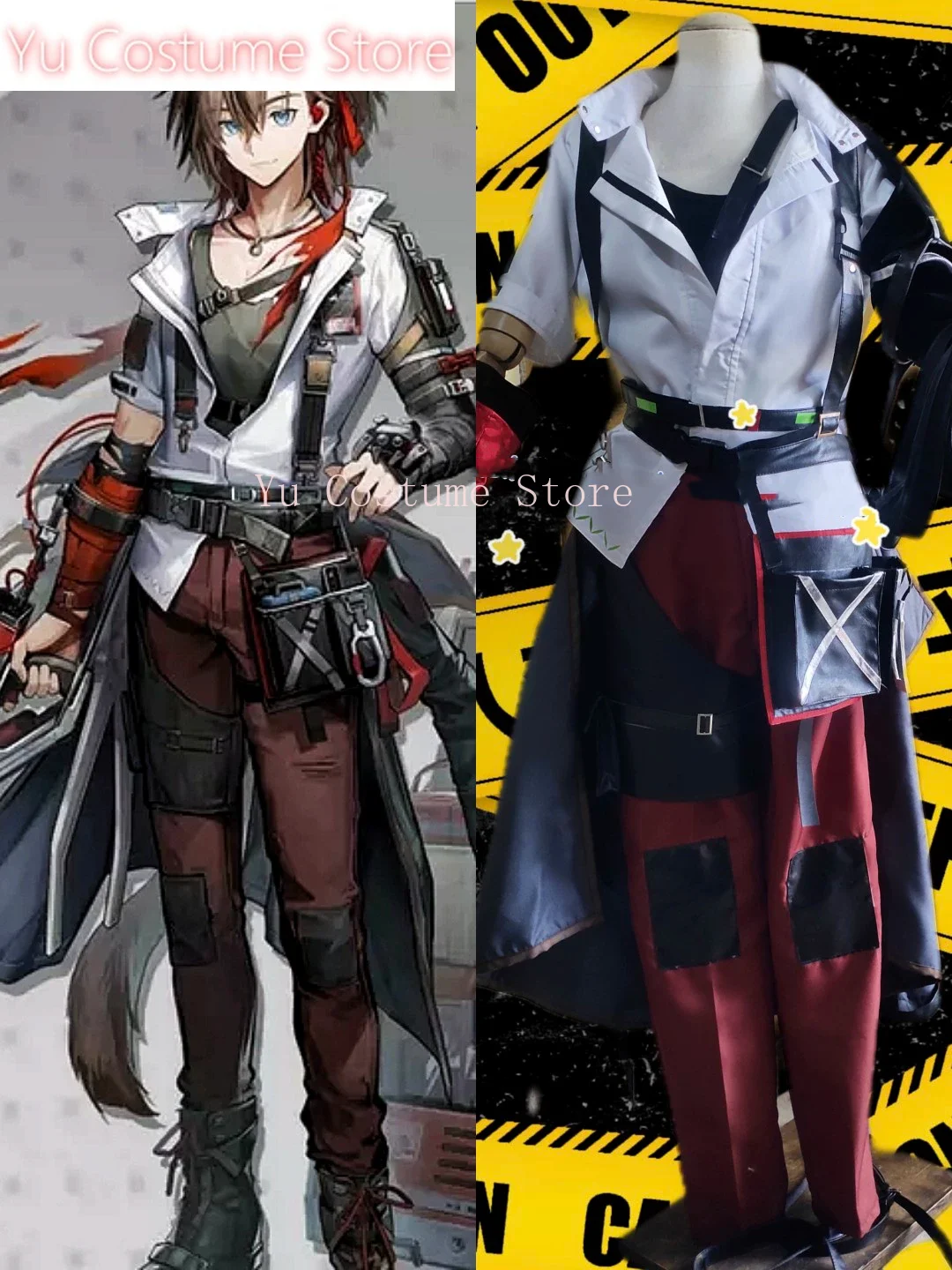 Yu Costume Arknights Stainless - Anime Cosplay Yor ulasan dan harga