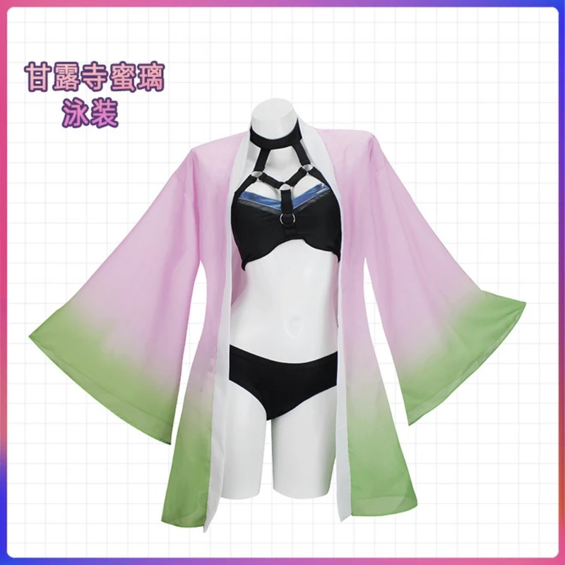 Anime Agatsuma Zenitsu Cosplay - Anime Cosplay Nezuko ulasan dan harga