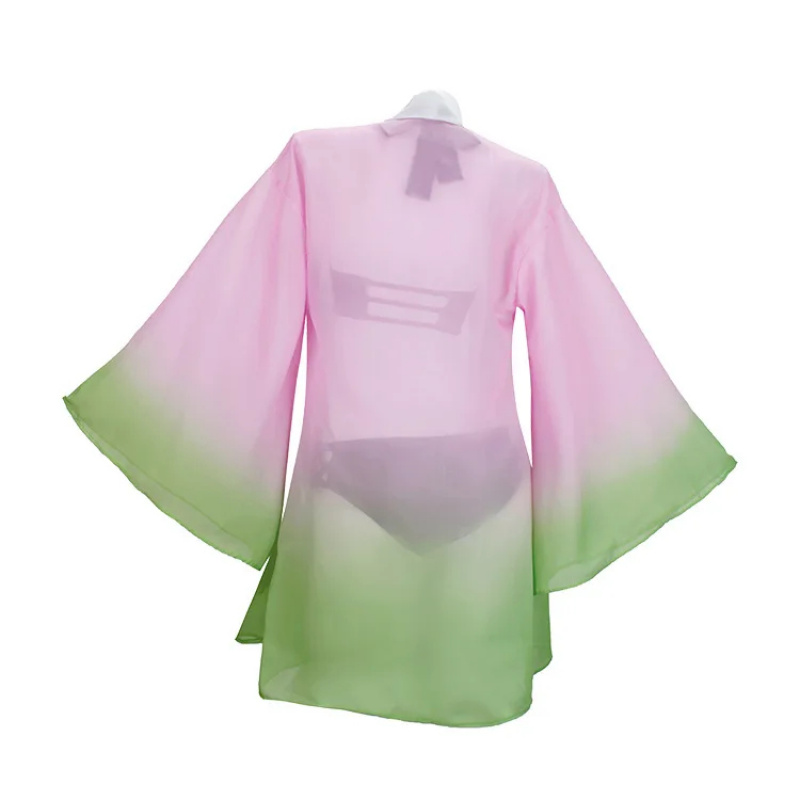 Anime Agatsuma Zenitsu Cosplay - Anime Cosplay Nezuko ulasan dan harga
