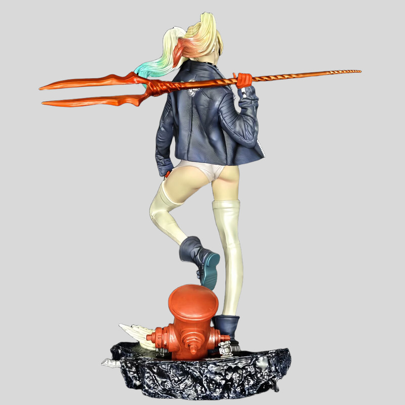 EVA Asuka Harley Quinn Cosplay - Anime Harley Quinn Cosplay ulasan dan harga
