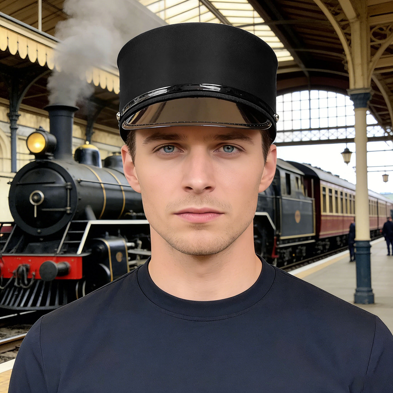 Train Engineer Conductor Drive - Anime Cosplay Face ulasan dan harga