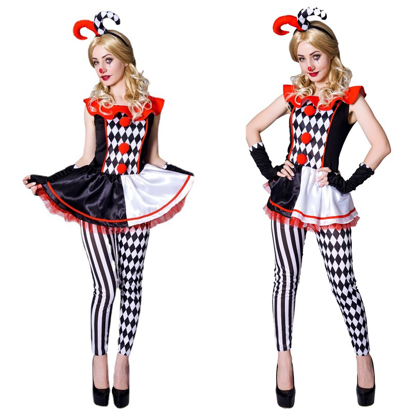 Women Harley Harleyquinn Clown - Anime Harley Quinn Cosplay ulasan dan harga