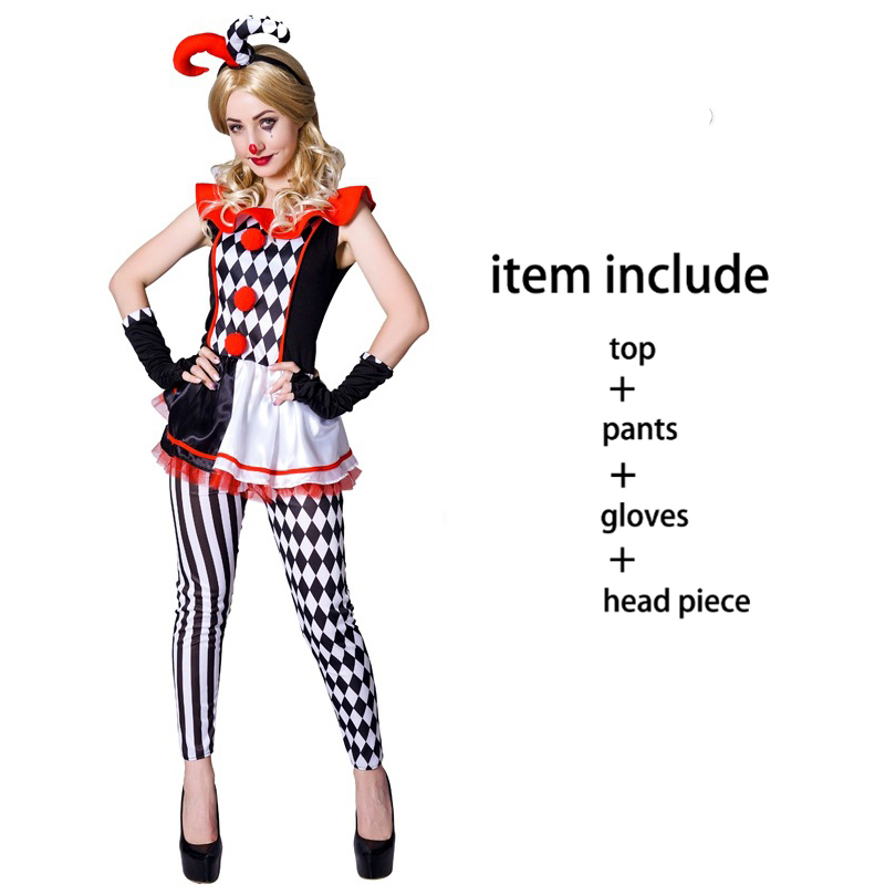 Women Harley Harleyquinn Clown - Anime Harley Quinn Cosplay ulasan dan harga