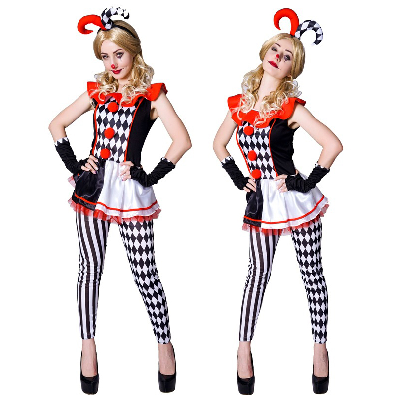Women Harley Harleyquinn Clown - Anime Harley Quinn Cosplay ulasan dan harga
