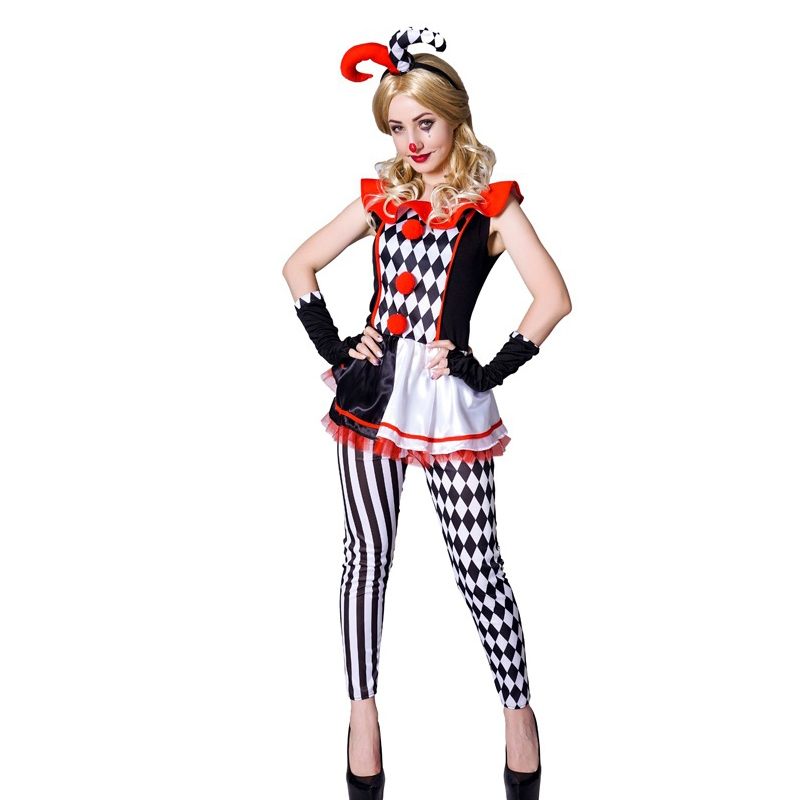Women Harley Harleyquinn Clown - Anime Harley Quinn Cosplay ulasan dan harga