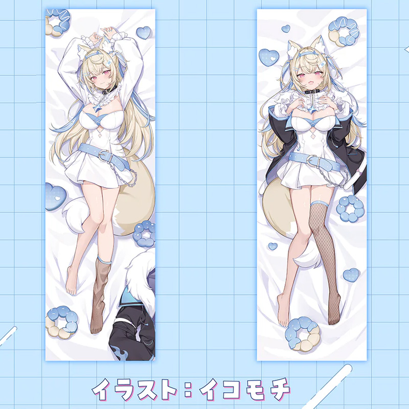 Fuwawa Abyssgard Dakimakura An - Anime Cosplay Otaku ulasan dan harga