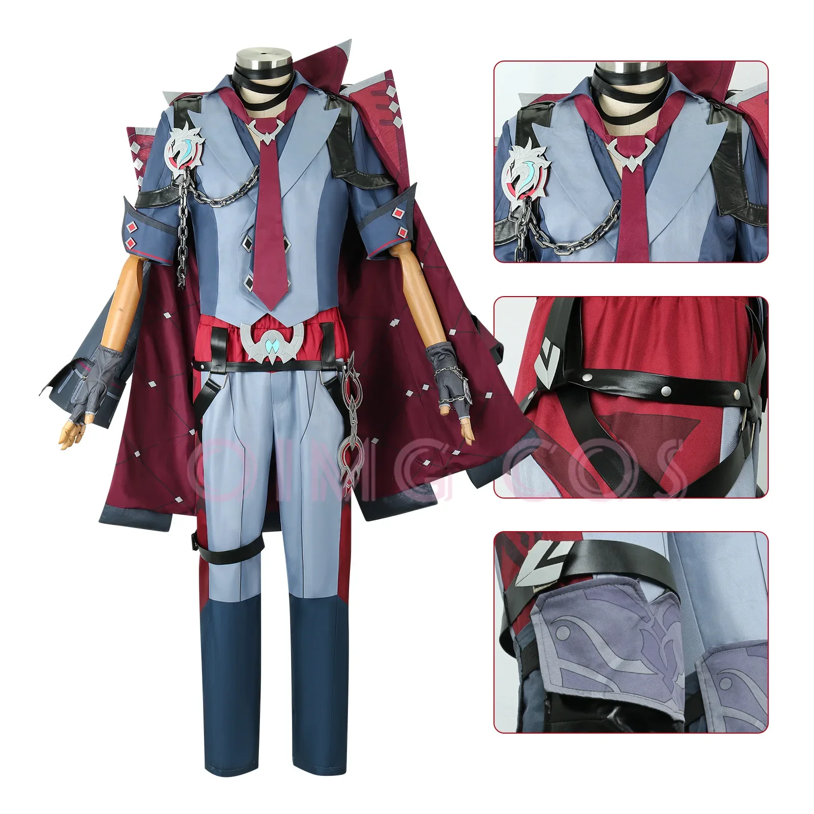 Genshin Impact Wriothesley Cos - Anime Cosplay In Chinese ulasan dan harga