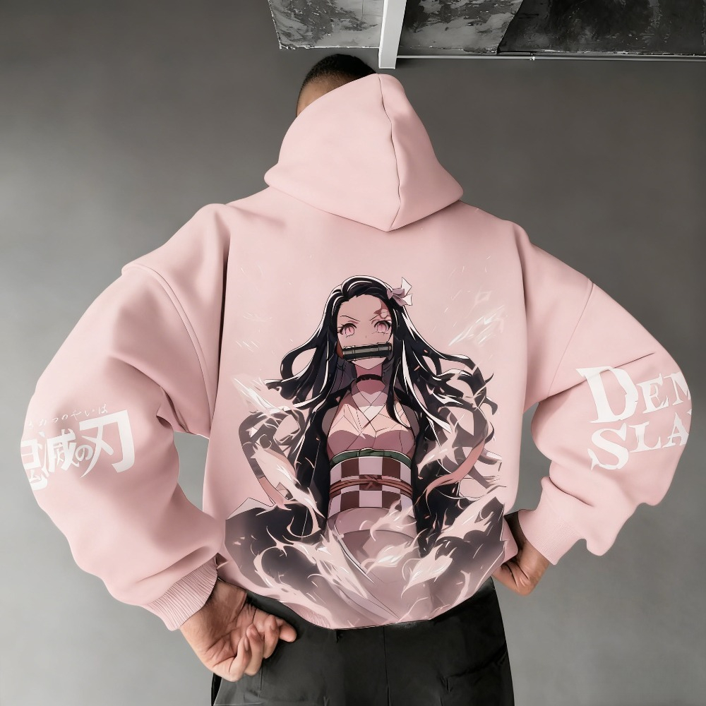 Demon Slayer Men's Hoodie Swea - Anime Cosplay Nezuko ulasan dan harga