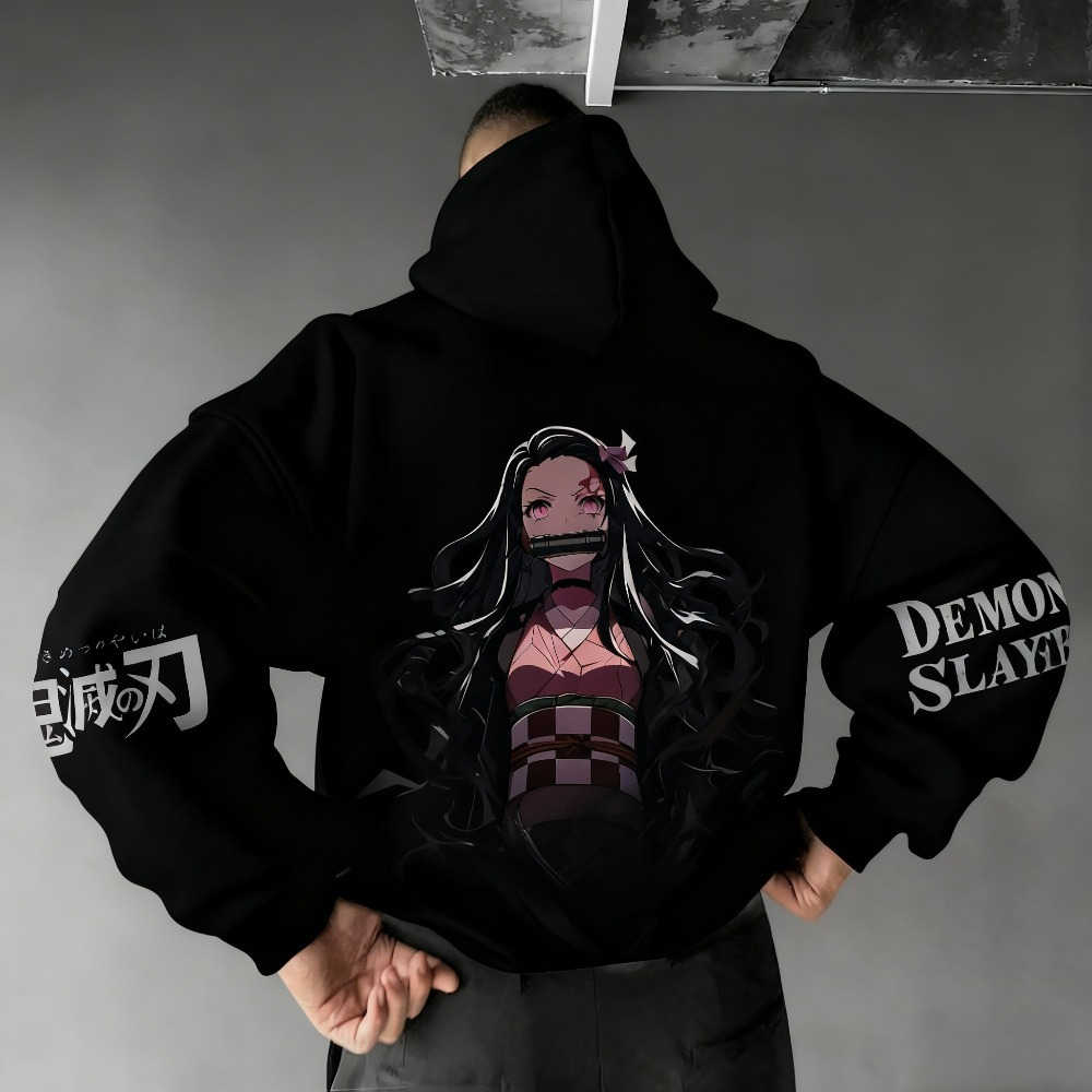 Demon Slayer Men's Hoodie Swea - Anime Cosplay Nezuko ulasan dan harga