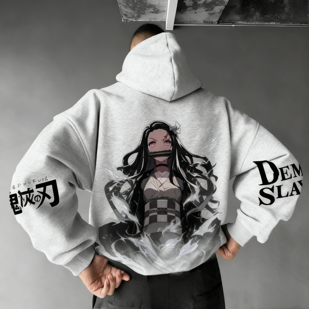 Demon Slayer Men's Hoodie Swea - Anime Cosplay Nezuko ulasan dan harga