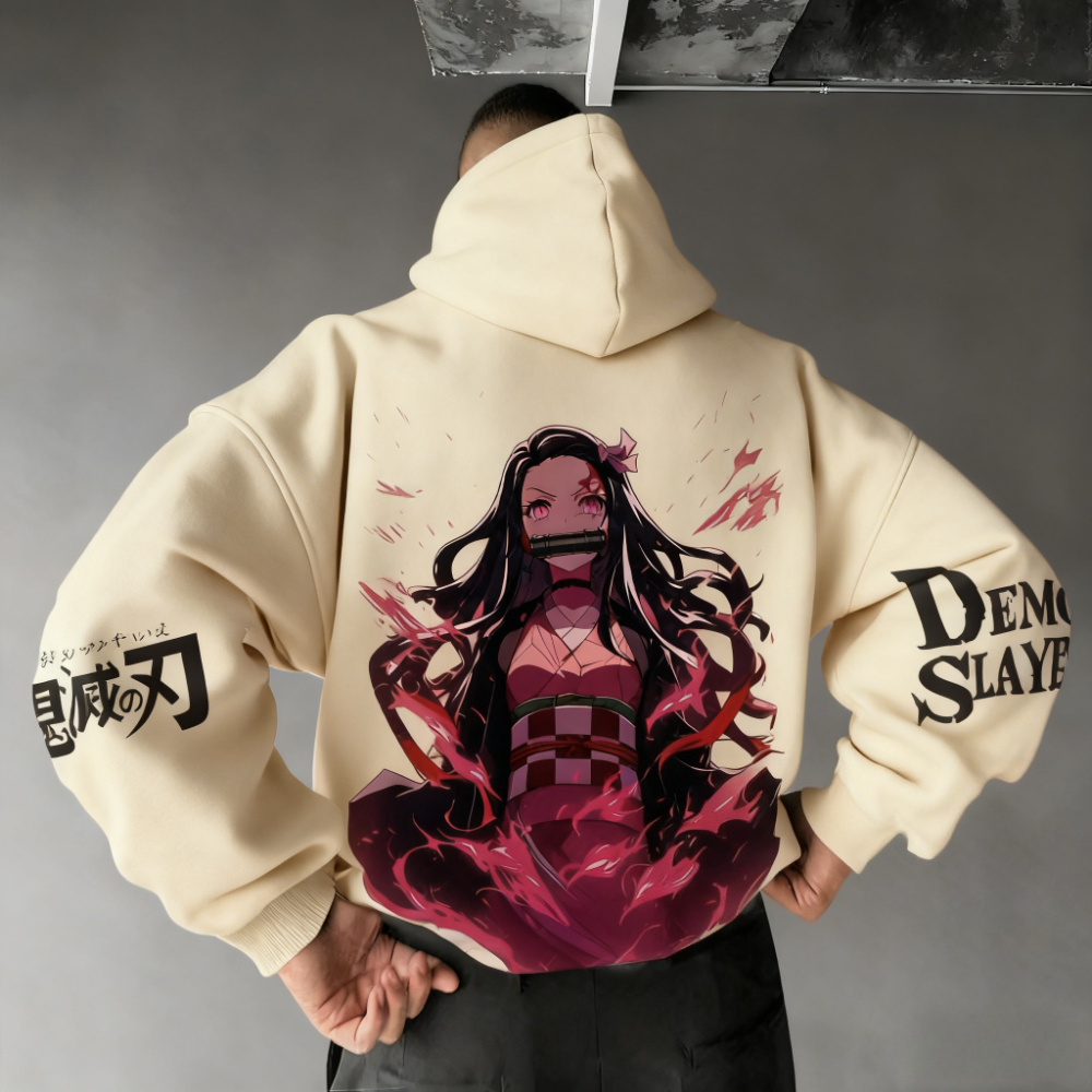 Demon Slayer Men's Hoodie Swea - Anime Cosplay Nezuko ulasan dan harga