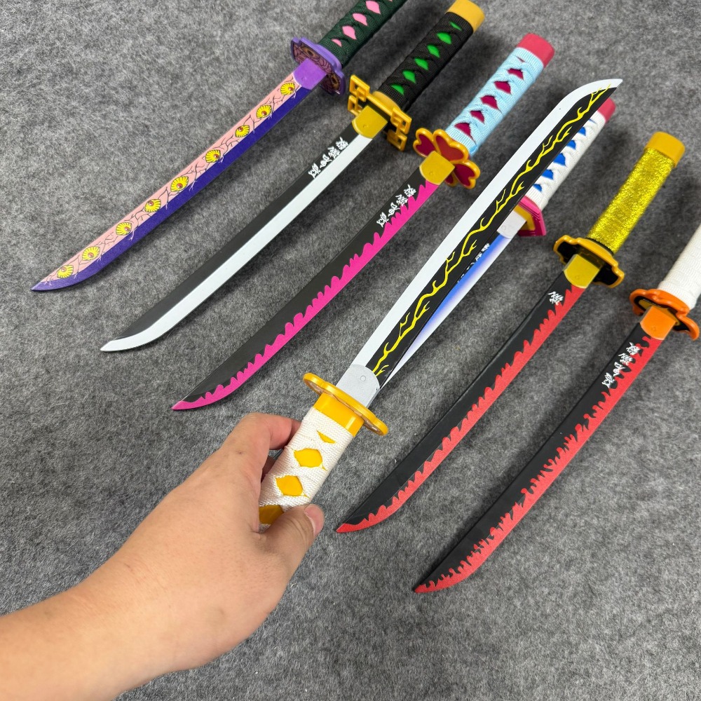 16inch Tomioka Giyuu Katana An - Anime Cosplay Katana ulasan dan harga