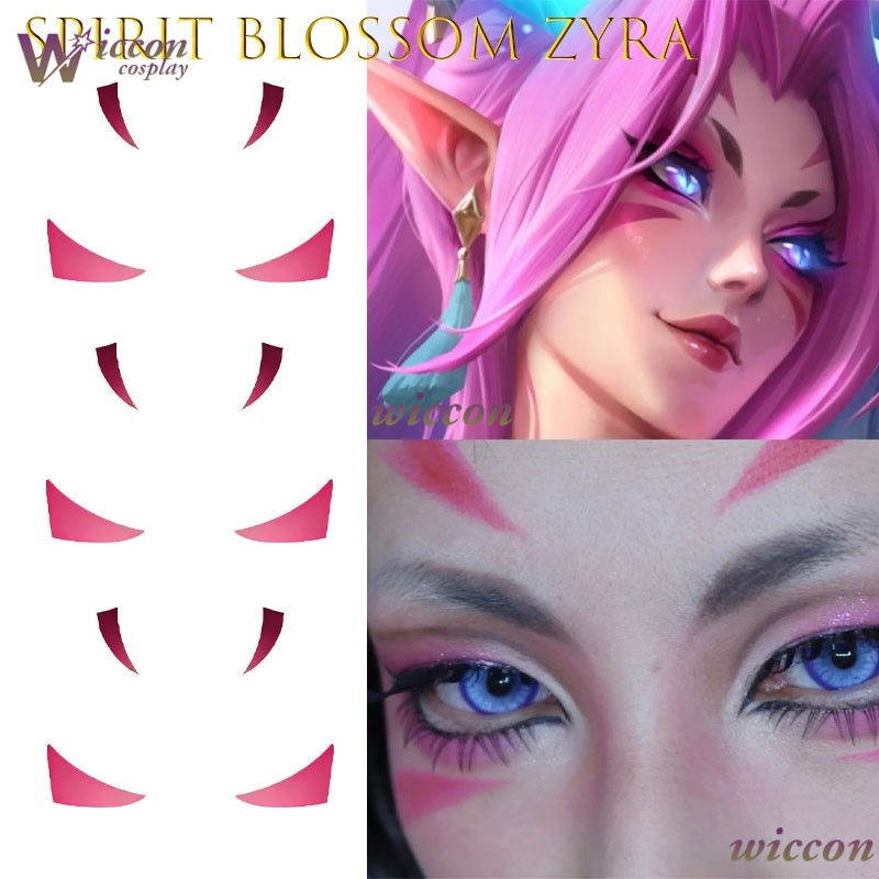 Ani Cos Spirit Blossom Zyra Co - Anime Cosplay Face ulasan dan harga