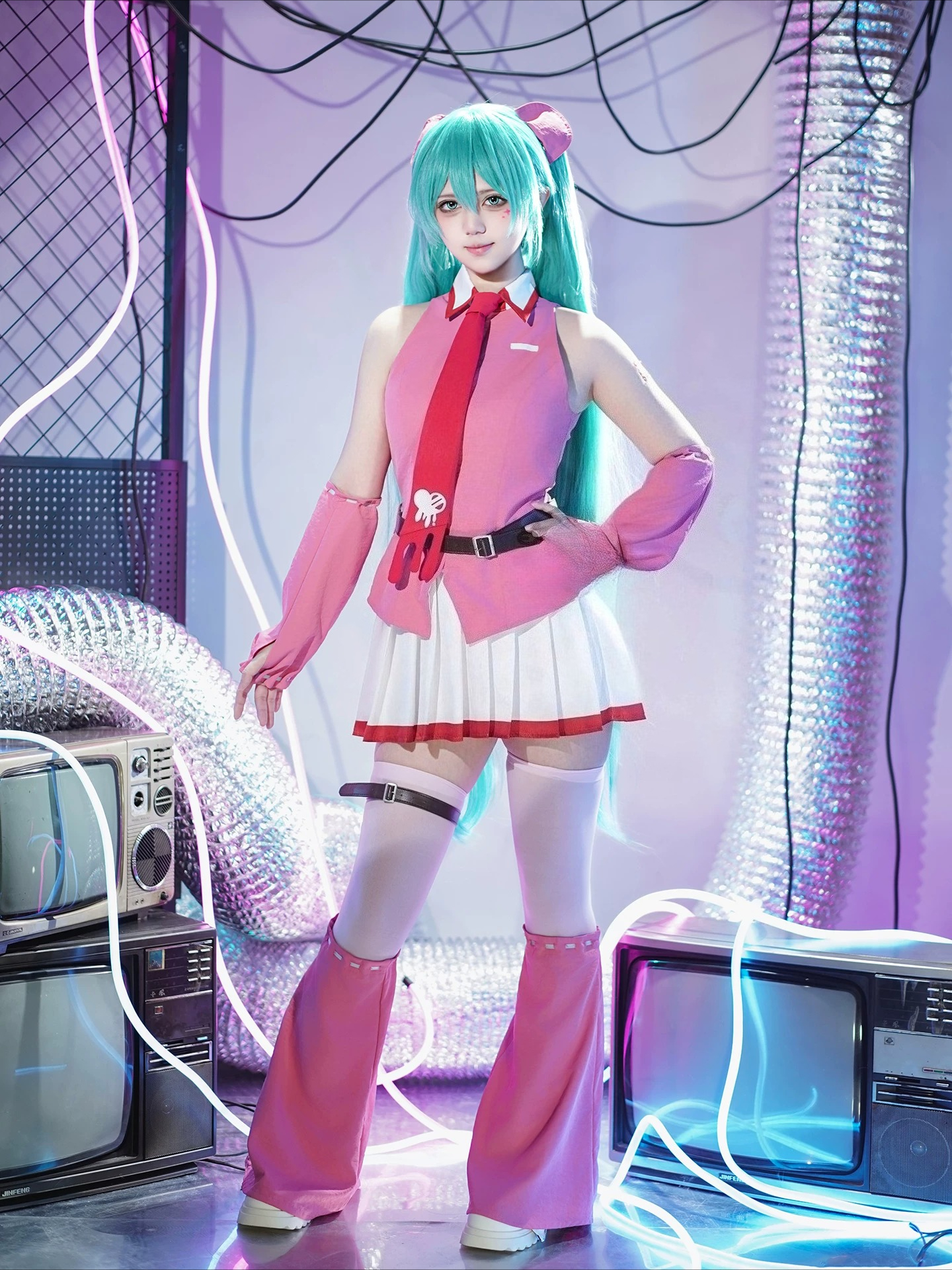 Miku Gloomy Bear Crossover lin - Anime Cosplay Costumes Female ulasan dan harga