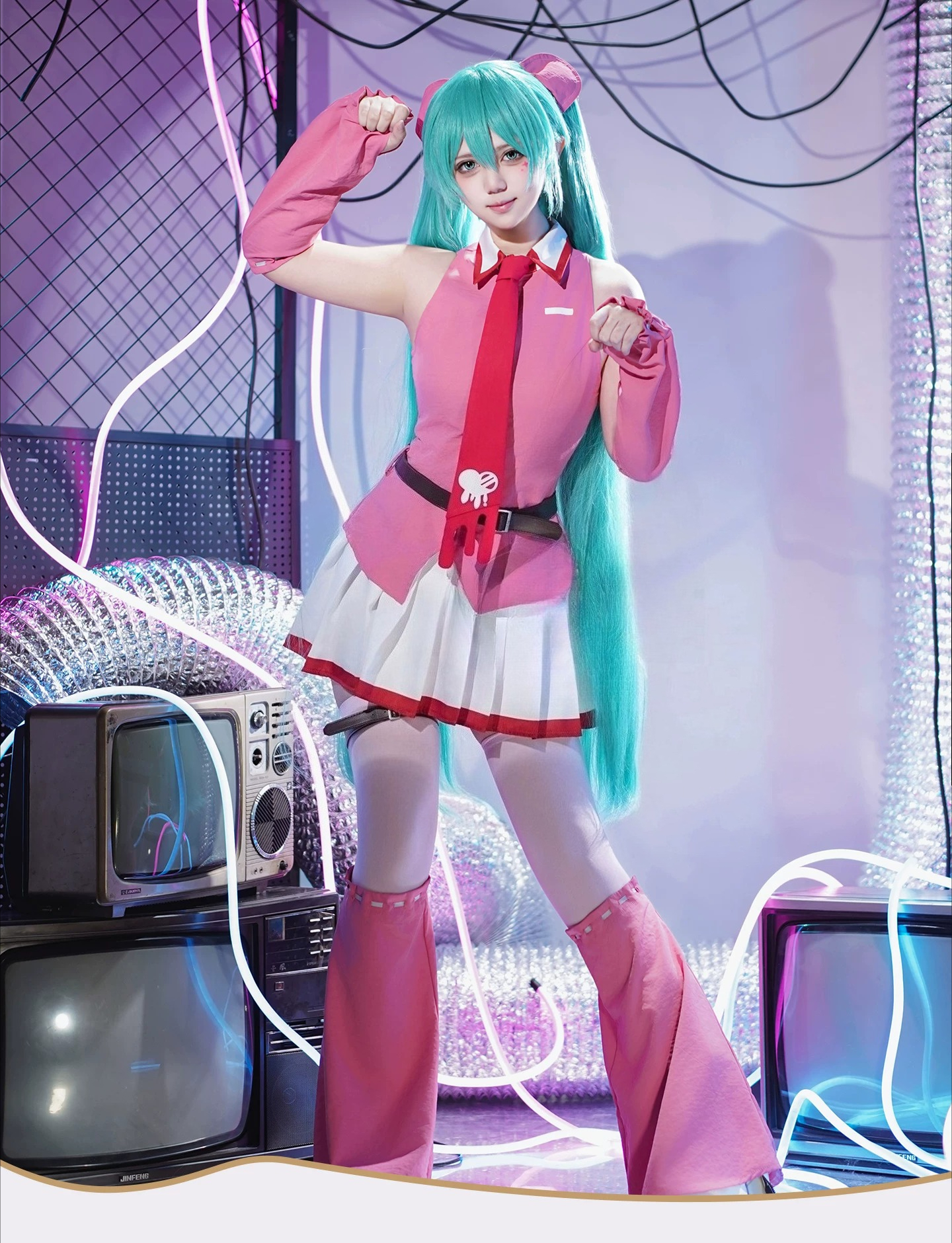 Miku Gloomy Bear Crossover lin - Anime Cosplay Costumes Female ulasan dan harga