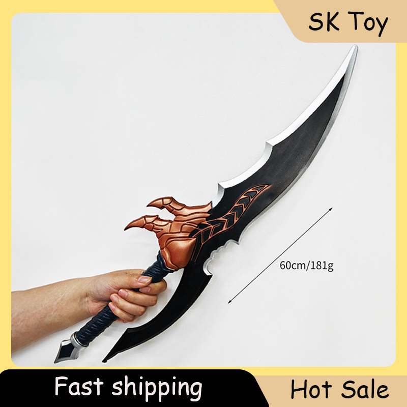 60cm Anime Sung Jinwoo Knight  - Anime Cosplay Katana ulasan dan harga