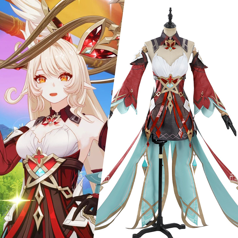 Genshin Impact Alice Cosplay S - Anime Cosplay Outfit ulasan dan harga