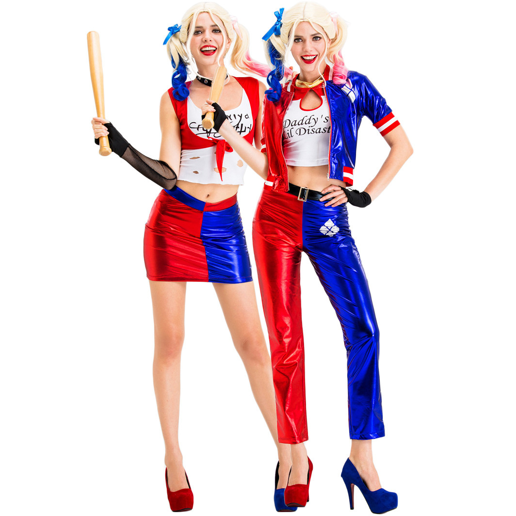 Anime Suicide Squad Cosplay Co - Anime Harley Quinn Cosplay ulasan dan harga