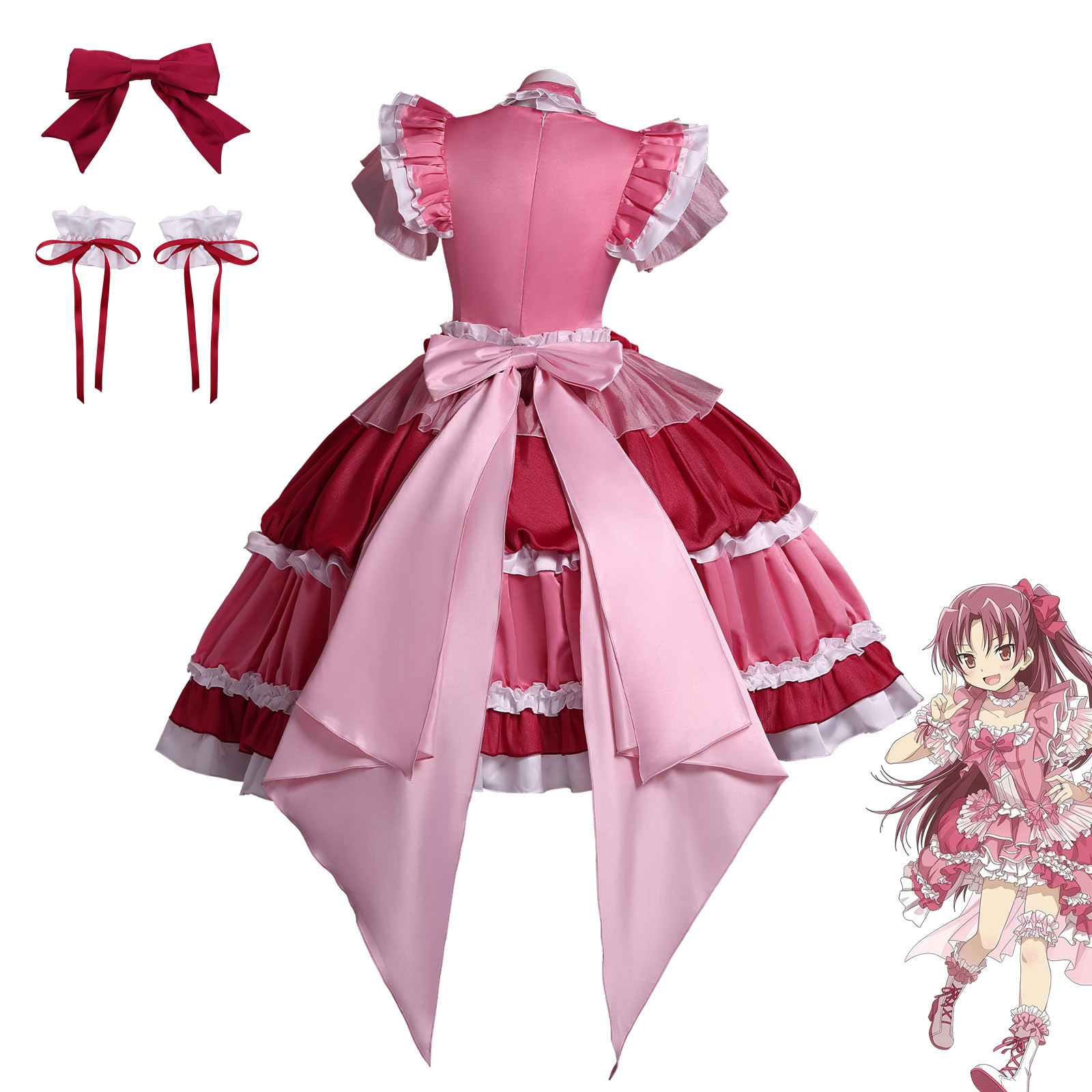 Sakura Kyouko Cosplay Costume  - Anime Cosplay Diy ulasan dan harga