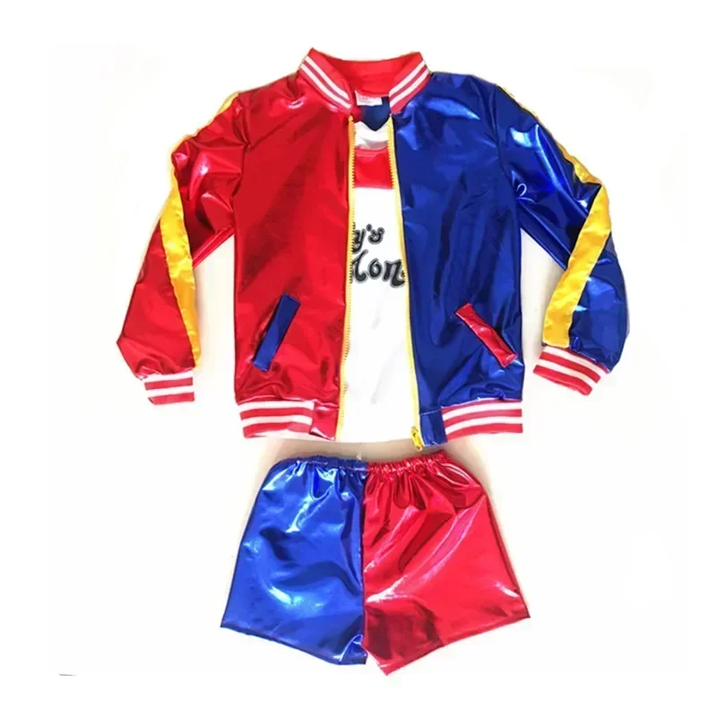 Kids Girls Harley Costumes Cos - Anime Harley Quinn Cosplay ulasan dan harga