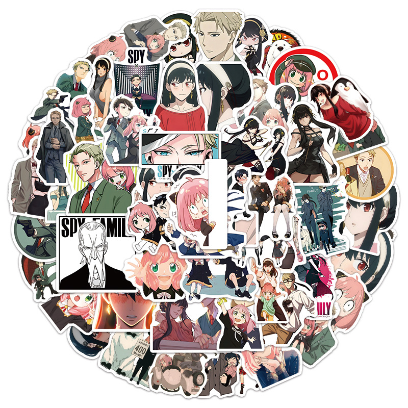 60pcs Set Spy Family Anime Spy - Anime Cosplay Yor ulasan dan harga