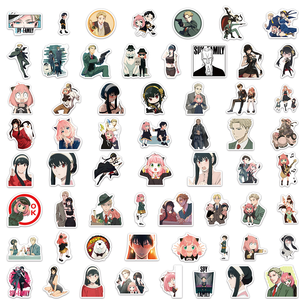 60pcs Set Spy Family Anime Spy - Anime Cosplay Yor ulasan dan harga
