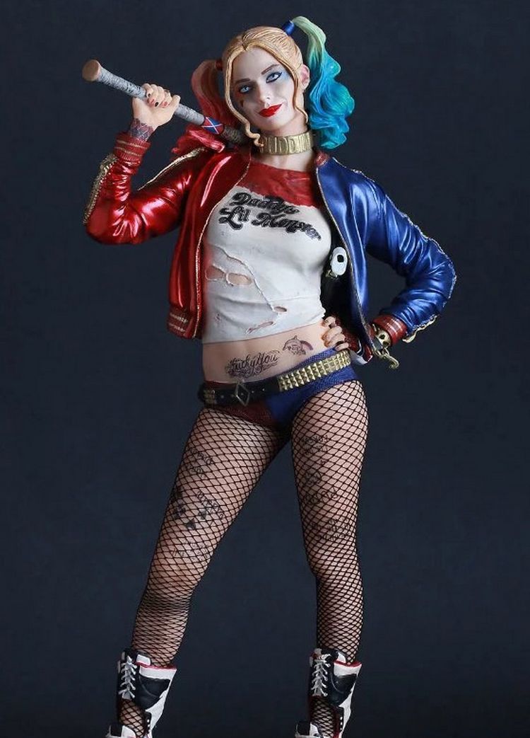 Halloween Suicide Squad Costum - Anime Harley Quinn Cosplay ulasan dan harga