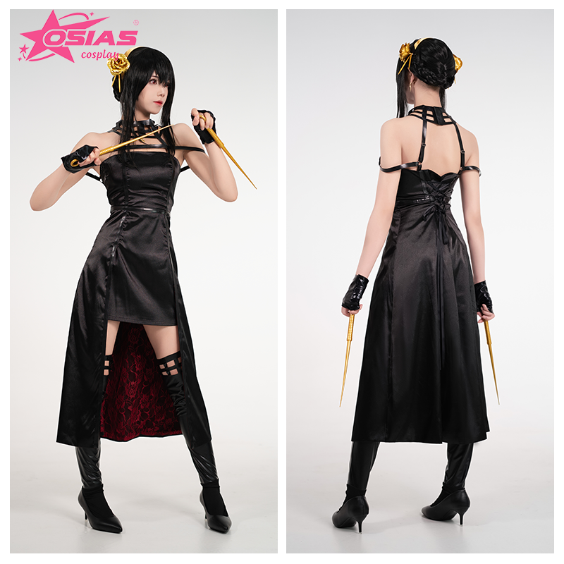OSIAS Yor Forger Cosplay Costu - Anime Cosplay Yor ulasan dan harga