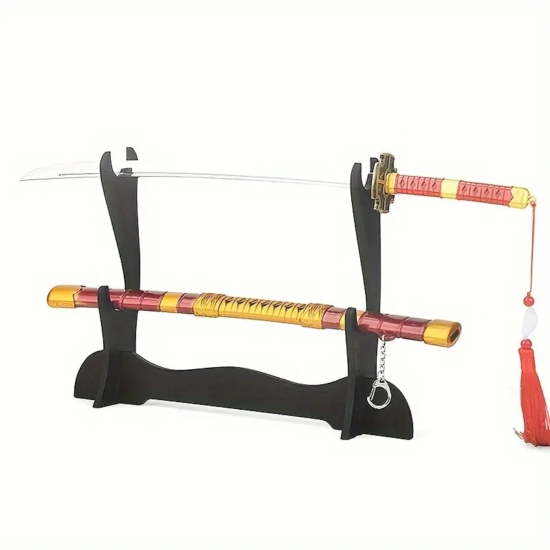 Black Samurai Sword Display St - Anime Cosplay Katana ulasan dan harga