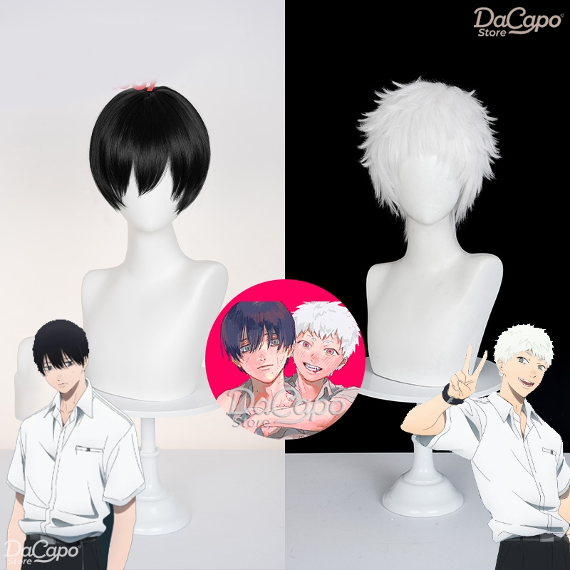 The Summer Hikaru Died Tsujina - Cosplay Anime White Hair ulasan dan harga