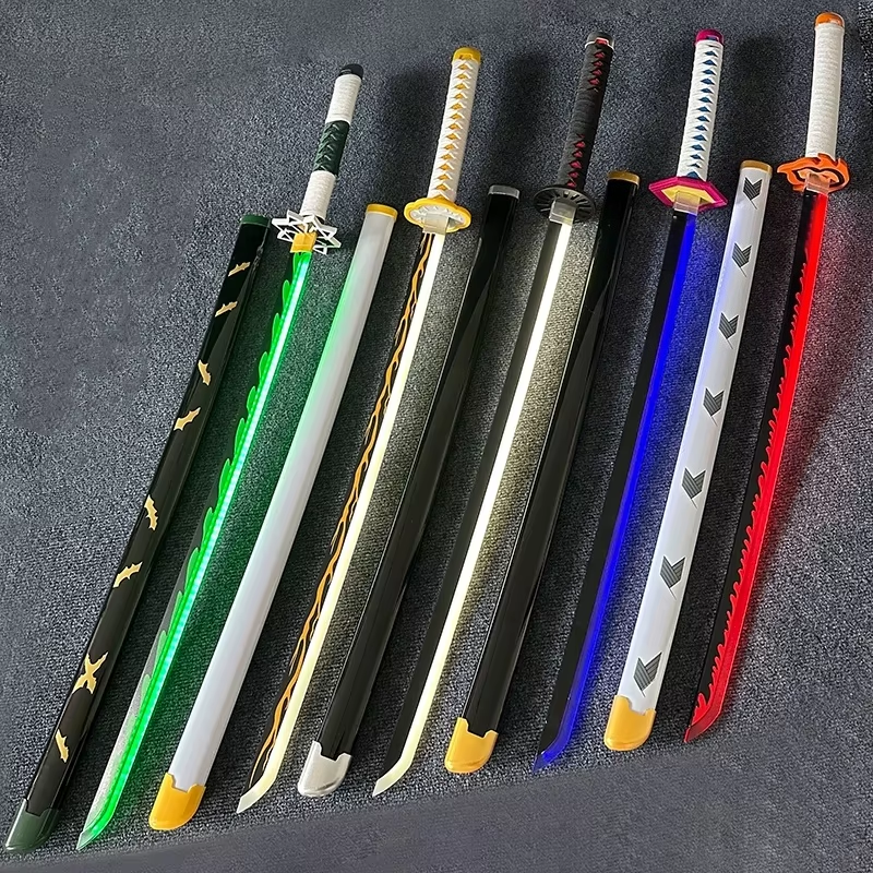 40inch Glow Demon Slayer Katan - Anime Cosplay Katana ulasan dan harga