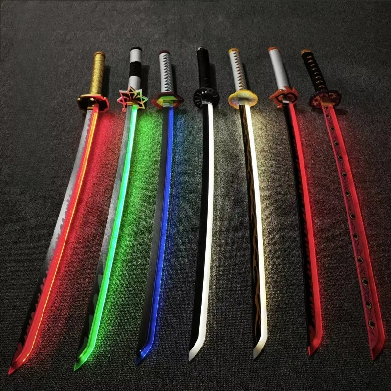40inch Glow Demon Slayer Katan - Anime Cosplay Katana ulasan dan harga