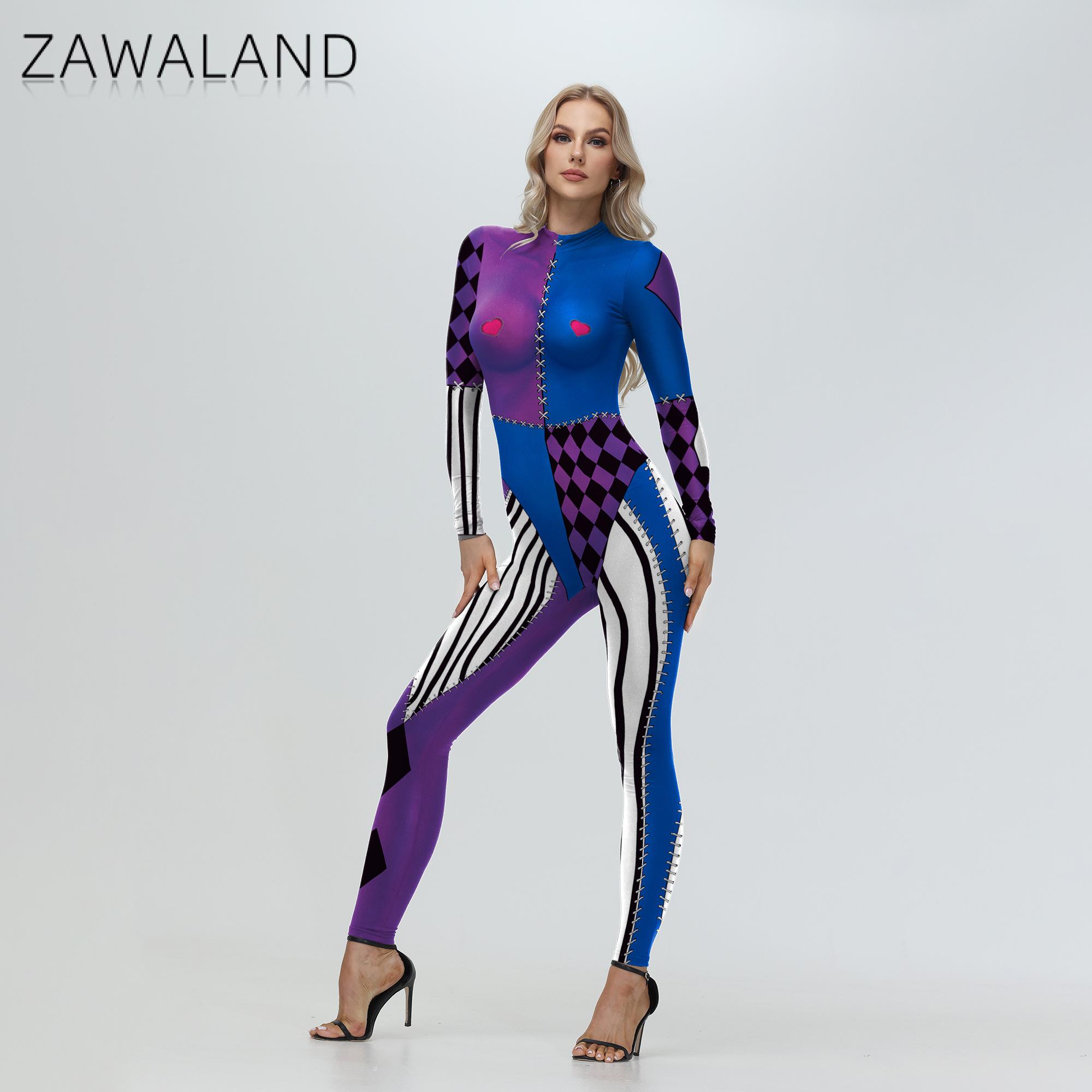 Zawaland Clown Harley Cosplay  - Anime Harley Quinn Cosplay ulasan dan harga