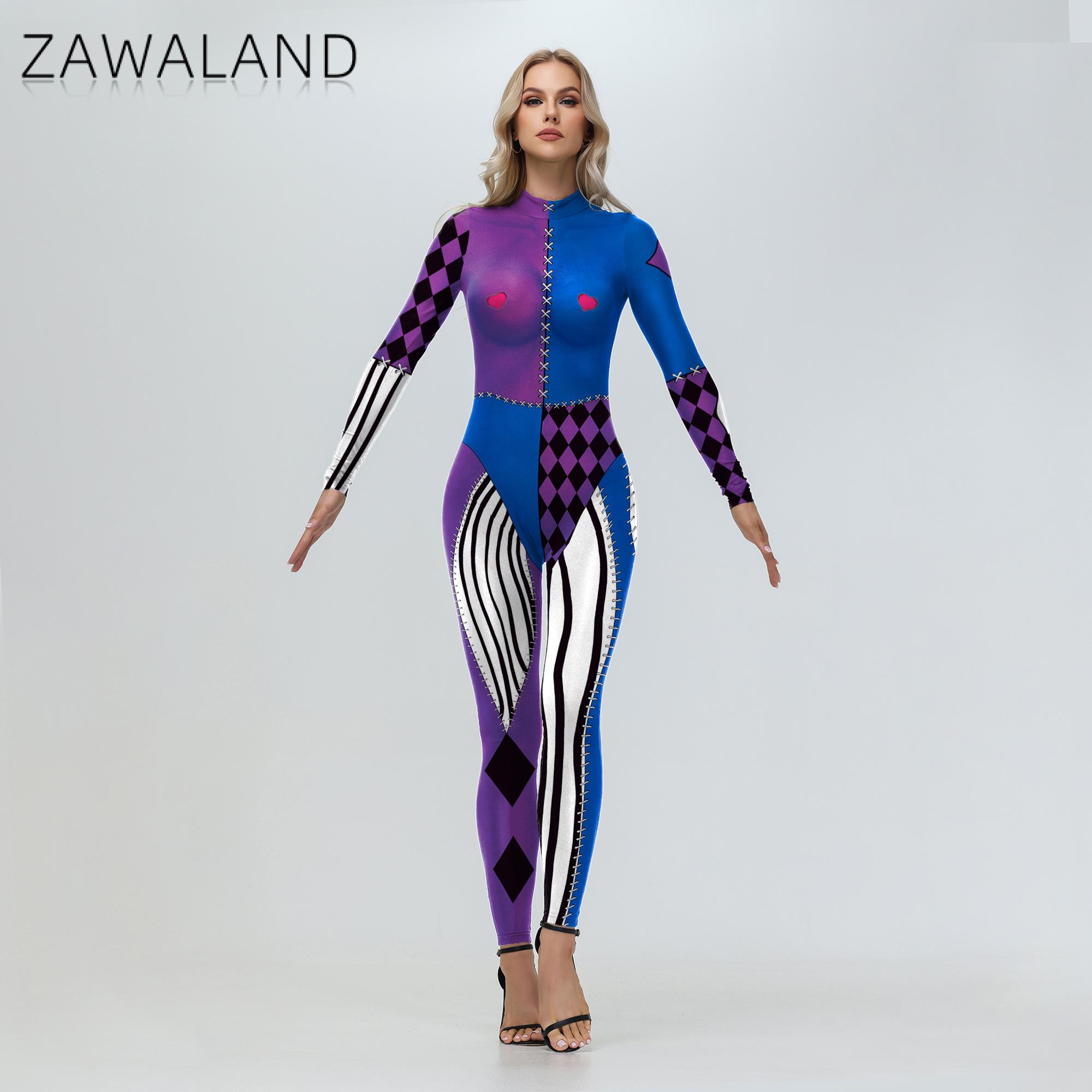Zawaland Clown Harley Cosplay  - Anime Harley Quinn Cosplay ulasan dan harga