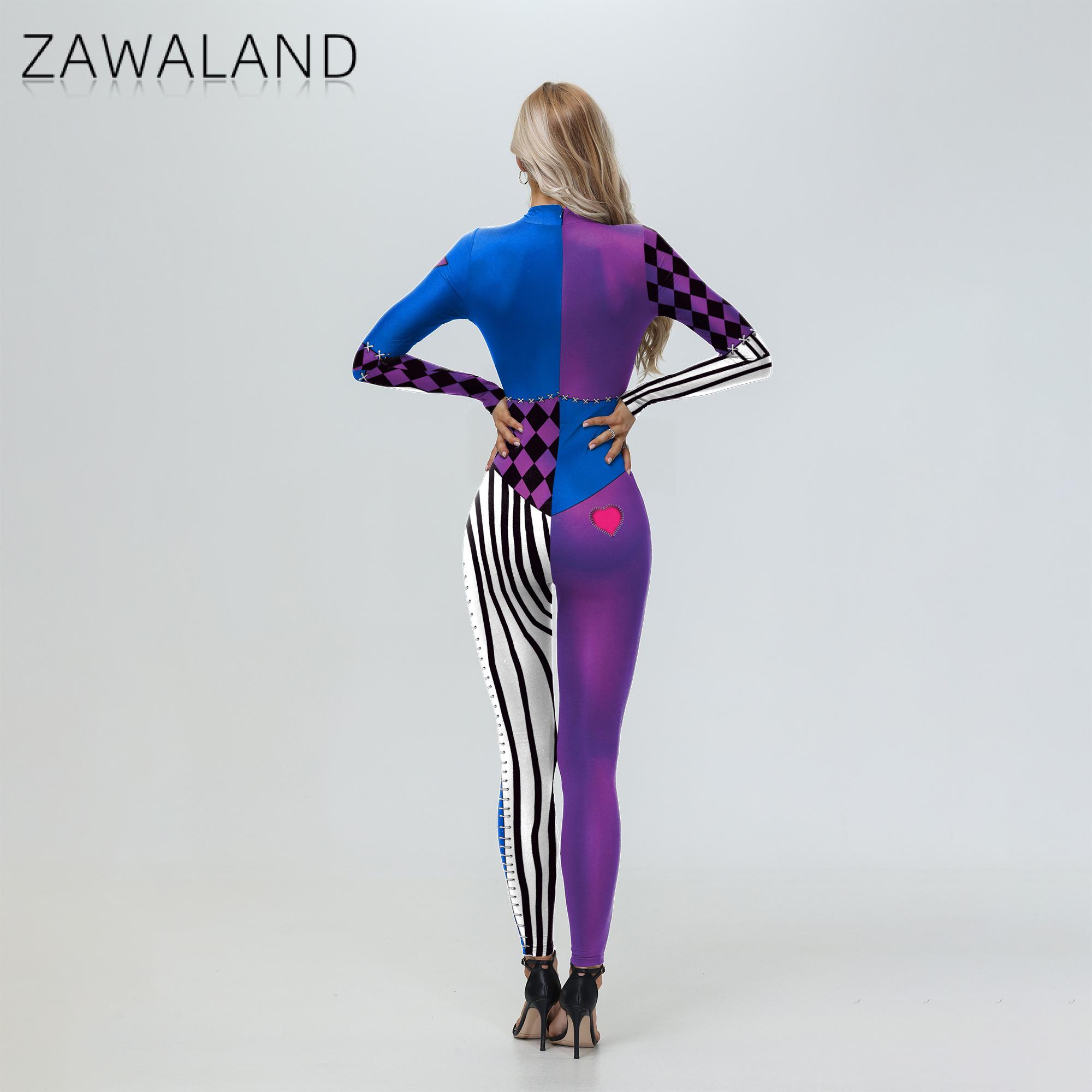 Zawaland Clown Harley Cosplay  - Anime Harley Quinn Cosplay ulasan dan harga