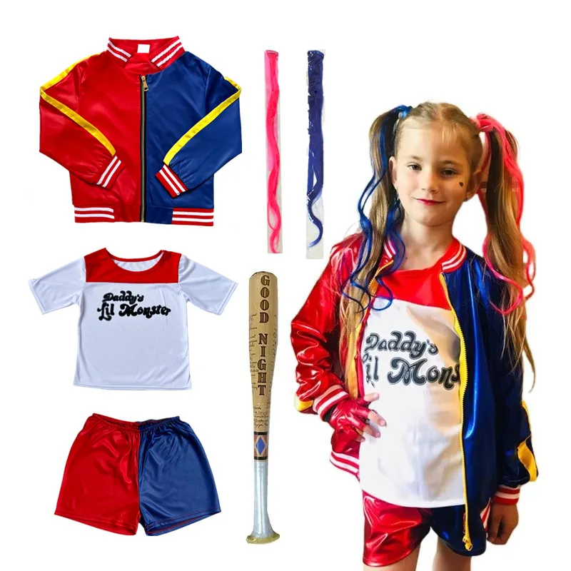 Top Quality Girls Suicide Harl - Anime Harley Quinn Cosplay ulasan dan harga