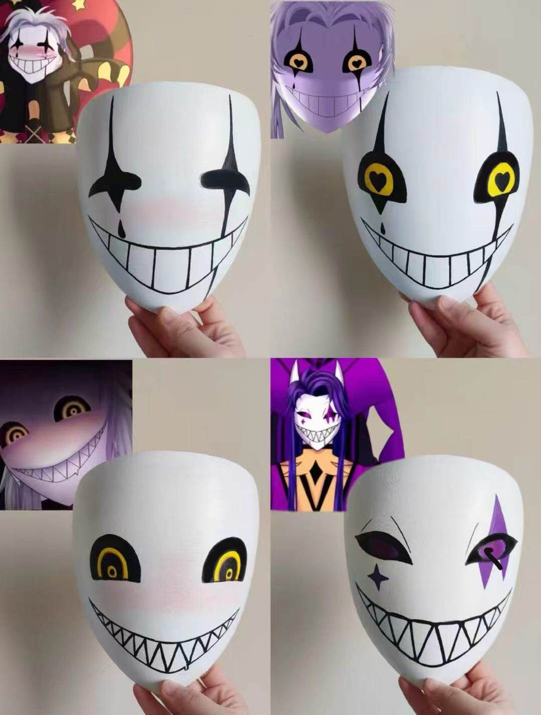 Anime The Freak Circus Pierrot - Anime Cosplay Face ulasan dan harga