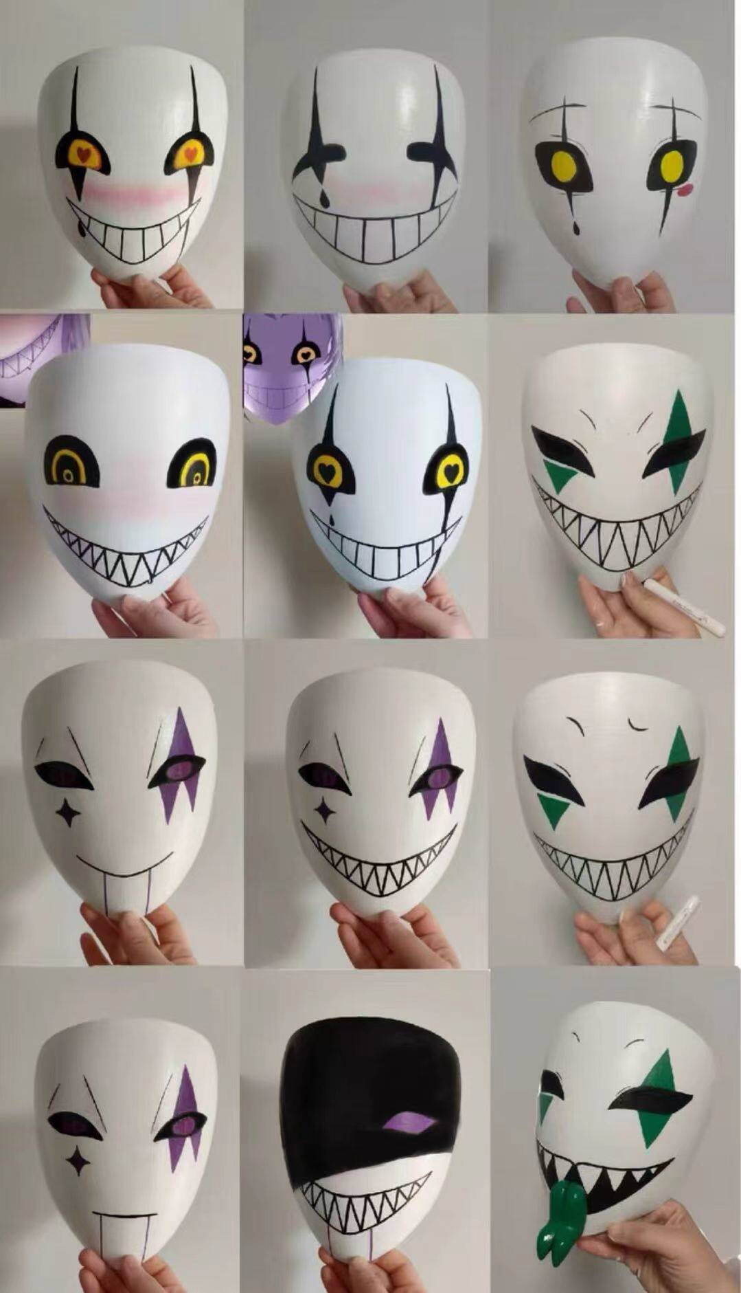 Anime The Freak Circus Pierrot - Anime Cosplay Face ulasan dan harga